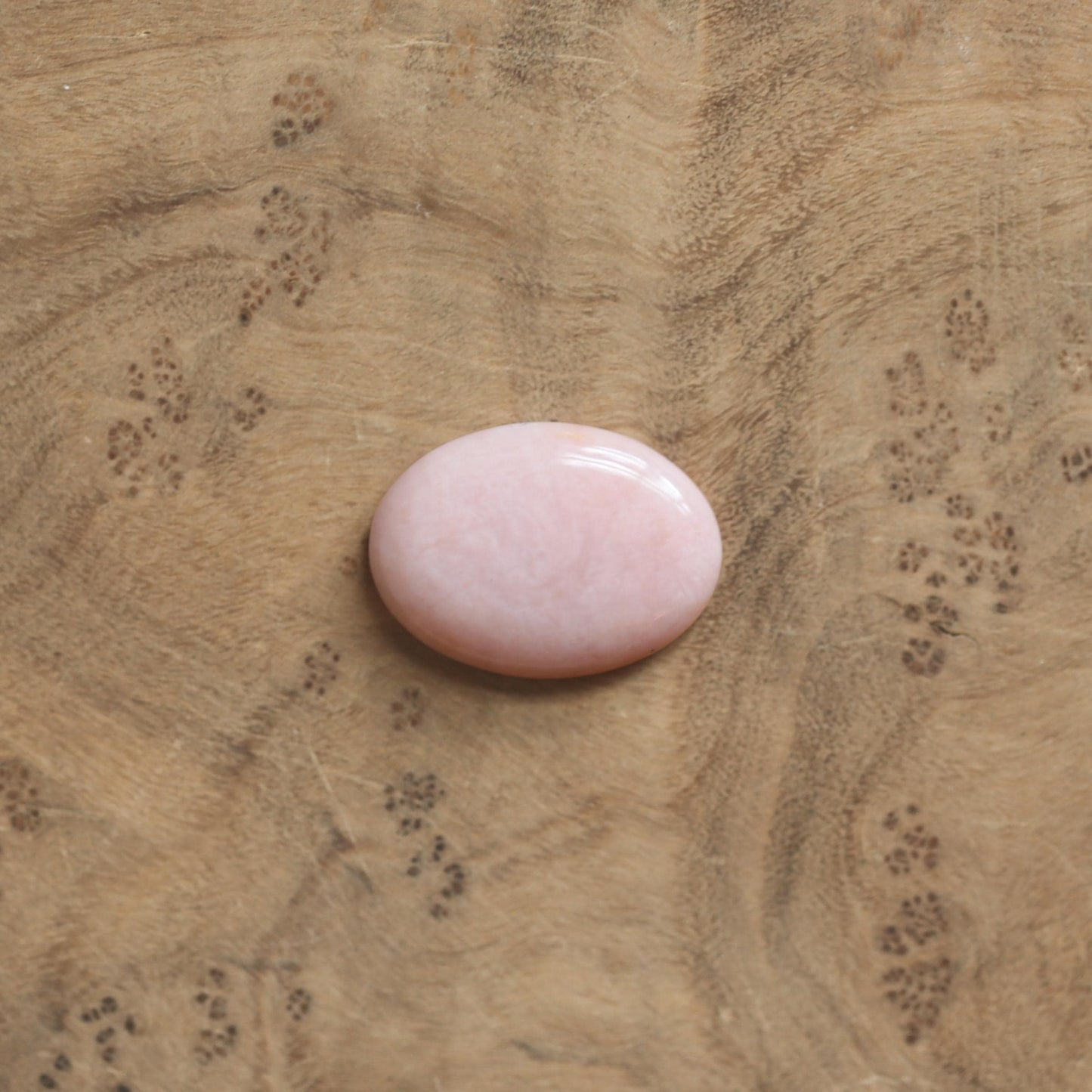 Sterling Silver Pink Opal Necklace - East West Pendant - Choose Your Stone