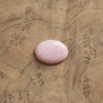 Sterling Silver Pink Opal Necklace - East West Pendant - Choose Your Stone