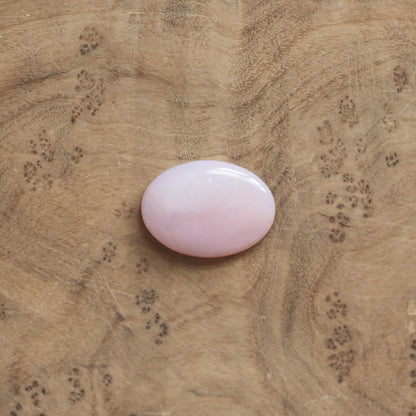 Sterling Silver Pink Opal Necklace - East West Pendant - Choose Your Stone