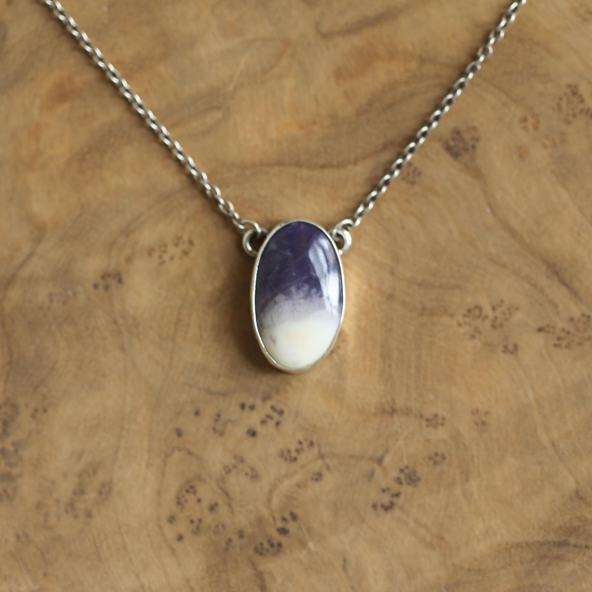 Tiffany Stone Necklace - Choose Your Tiffany Stone Pendant - Sterling Silver