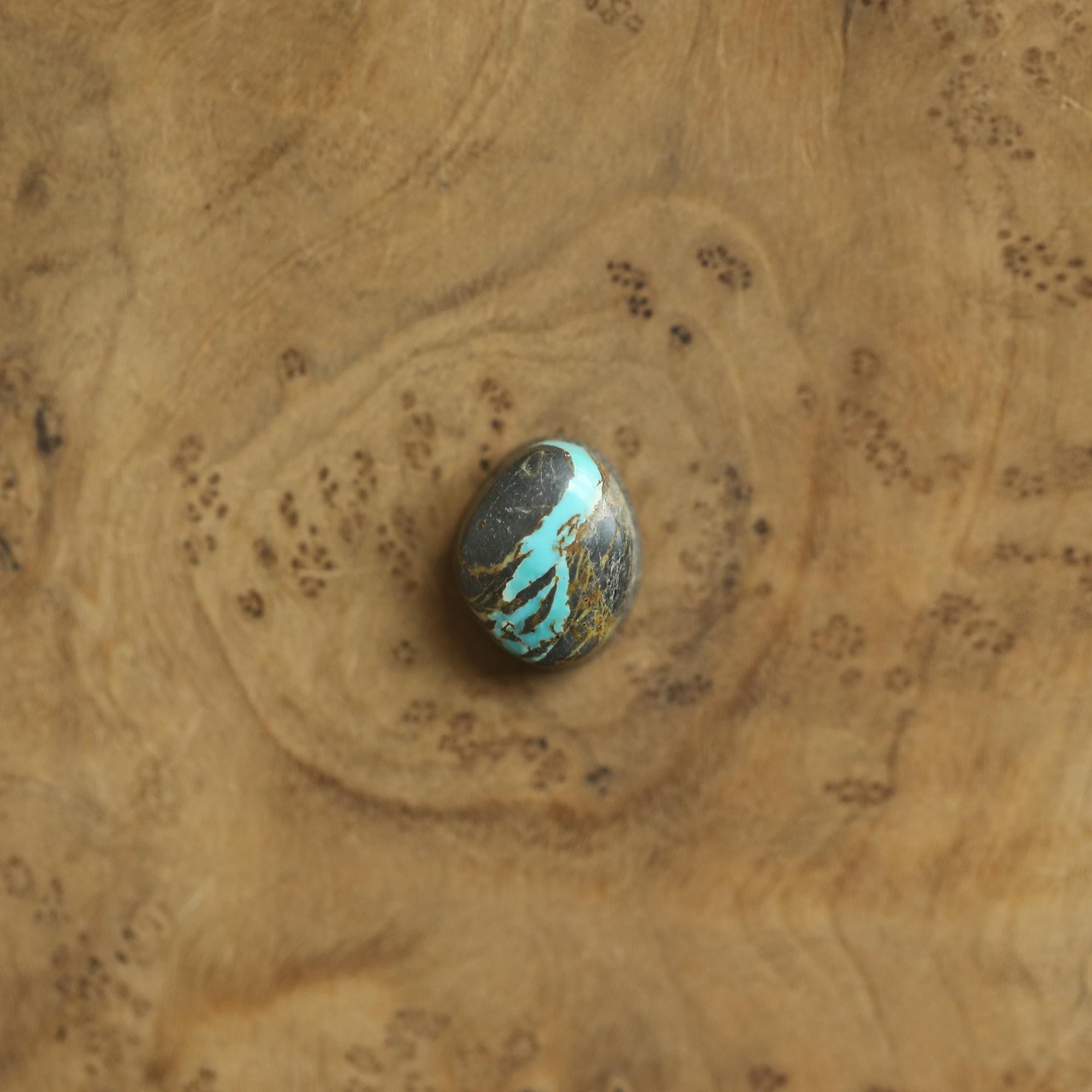 Sierra Nevada Turquoise Ring - Sierra Nevada Boulder Turquoise - OOAK Turquoise Ring - Silversmith