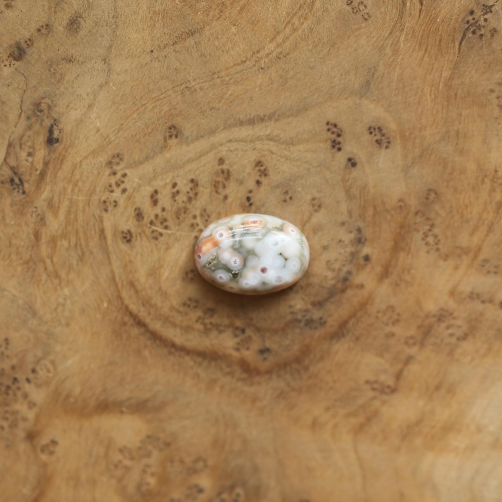 Ocean Jasper Link Bracelet - Sterling Silver Chain Bracelet - Choose Your Stone