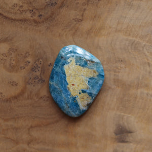 Apatite Mock Bolo - Apatite Bolo Necklace - Sterling Silver - Bolo Style Necklace