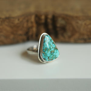 Sonoran Gold Turquoise Ring - Size 6 or 6.5 Choose your Ring - Sterling Silver