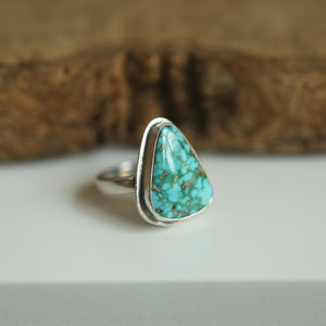 Sonoran Gold Turquoise Ring - Choose Your Ring - Size 6.5 or 7 Sterling Silver