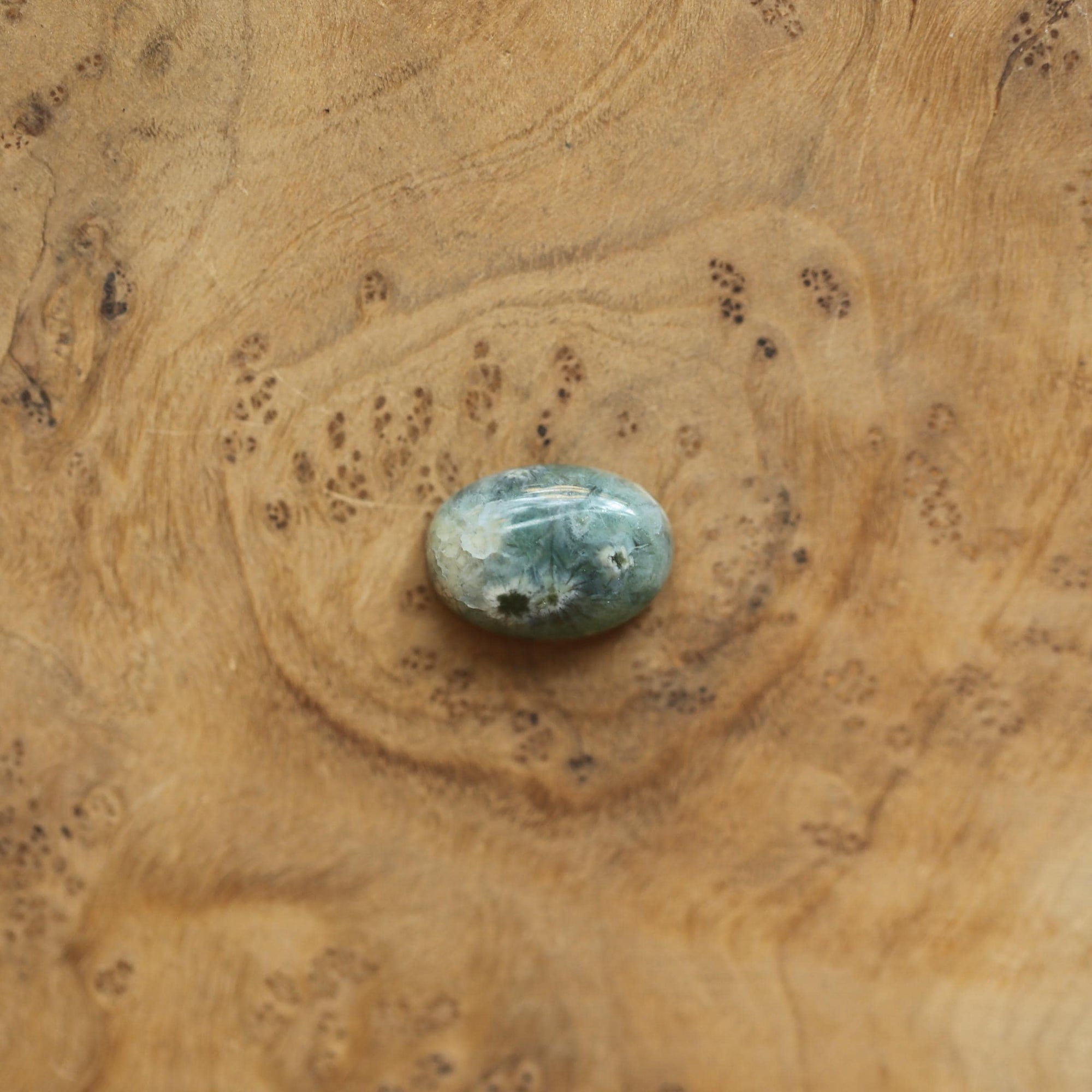 Ocean Jasper Link Bracelet - Sterling Silver Chain Bracelet - Choose Your Stone