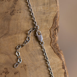 Turquoise & White Buffalo Pendant - Sterling Silver