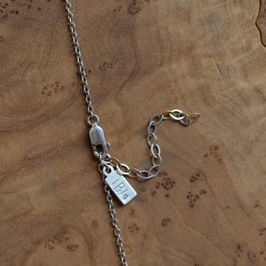 Purple Amethyst Star Power Necklace - 3 Stone Amethyst Pendant - Sterling Silver