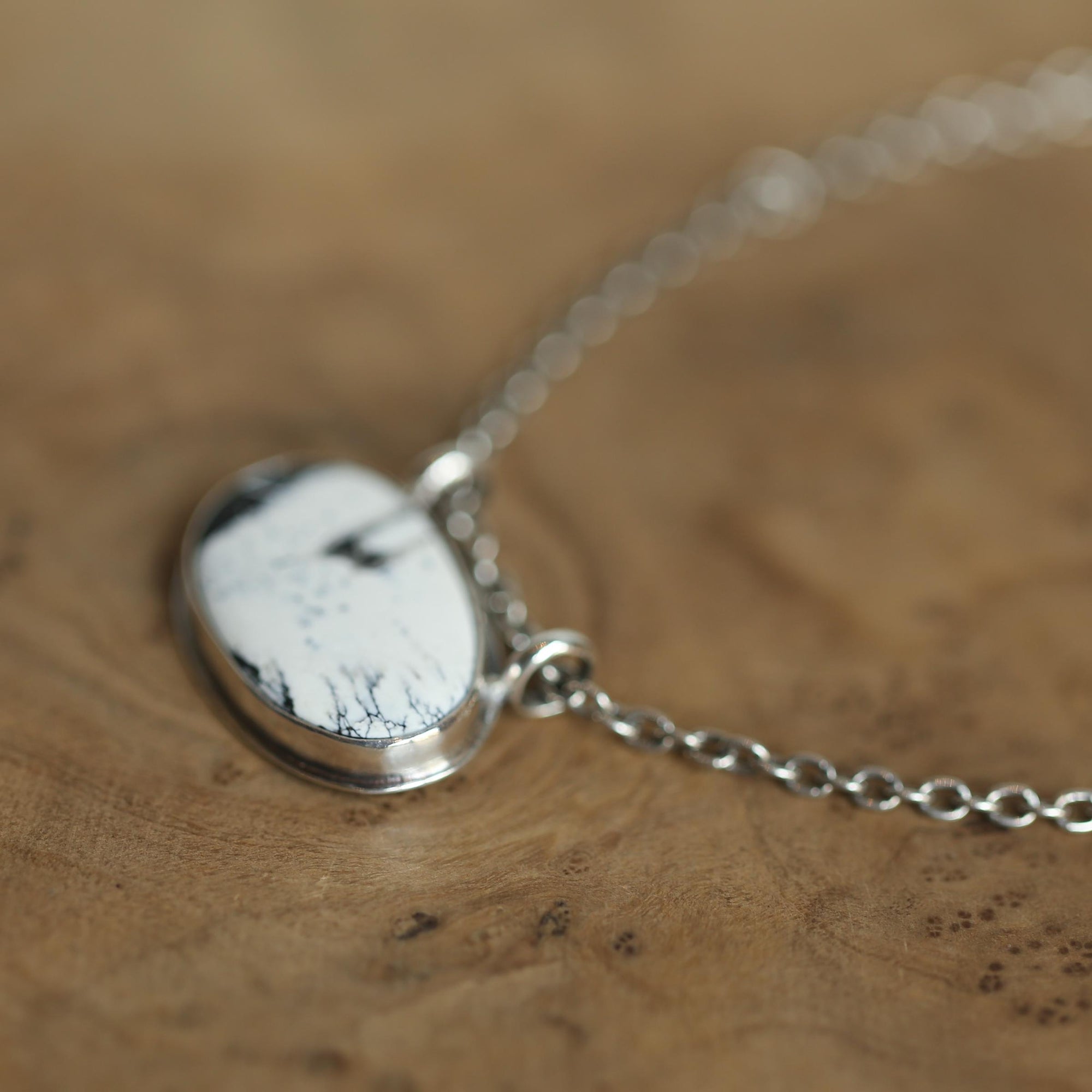 White Buffalo Pendant - Sterling Silver - White Buffalo Necklace