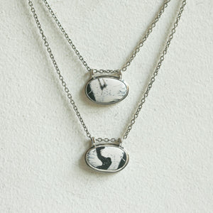 White Buffalo Pendant - Sterling Silver - White Buffalo Necklace