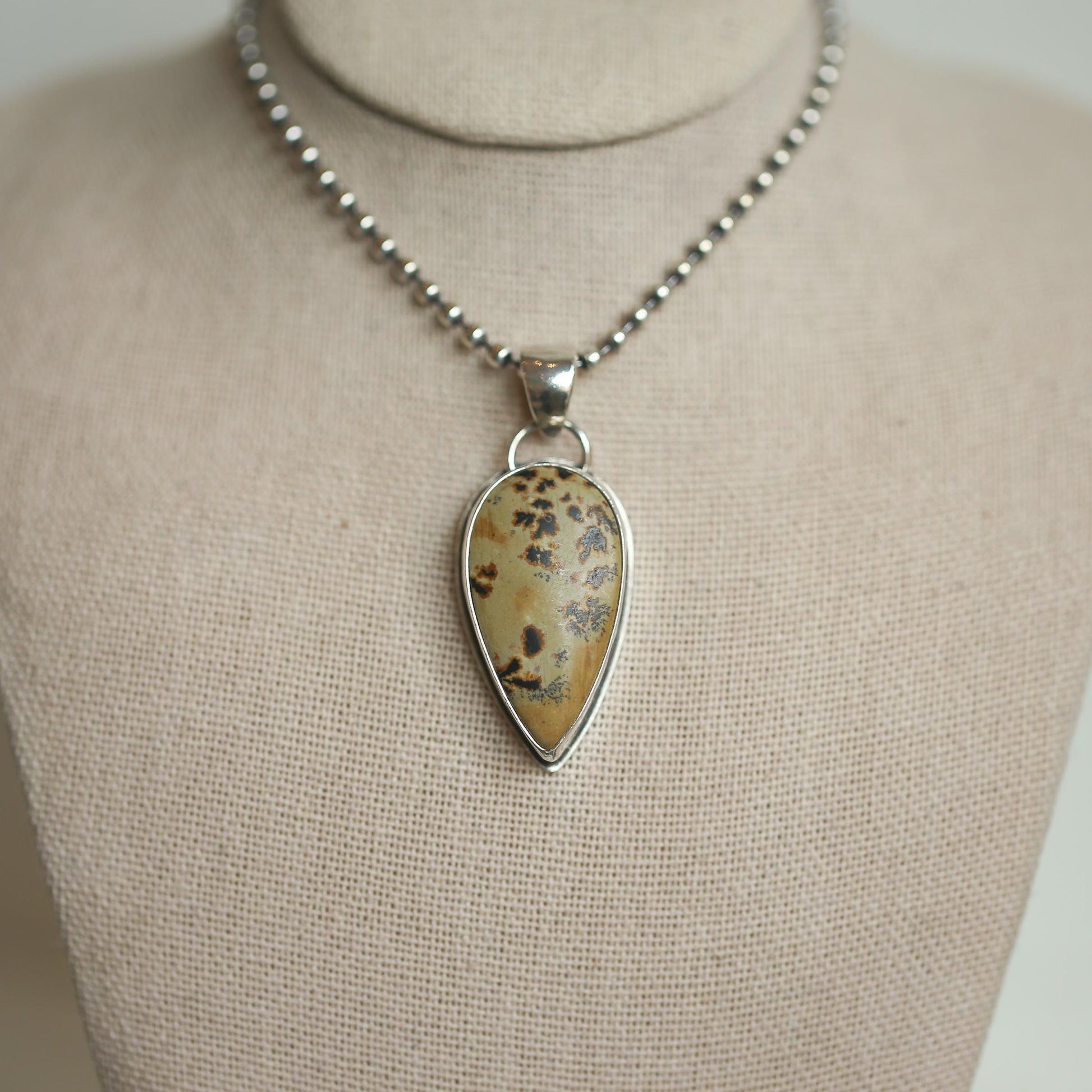 Paintbrush Jasper Pendant - Sterling Silver - Choose your Pendant