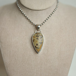 Paintbrush Jasper Pendant - Sterling Silver - Choose Your Stone