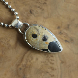 Paintbrush Jasper Pendant - Sterling Silver - Choose Your Stone