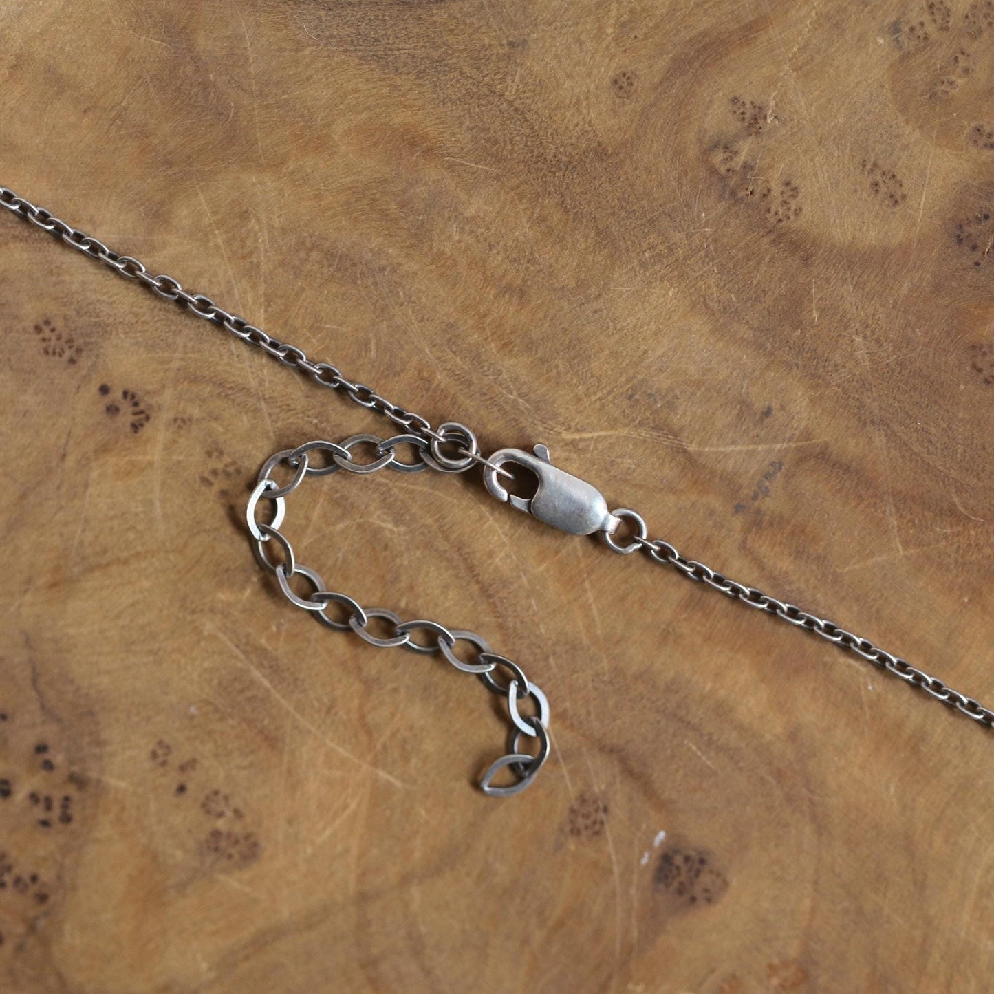 Red Creek Jasper Necklace – Sterling Silver Chain, OOAK Stone