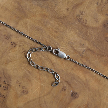 Red Creek Jasper Necklace – Sterling Silver Chain, OOAK Stone