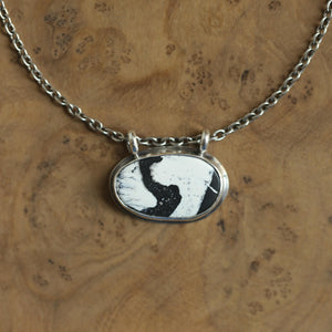 White Buffalo Pendant - Sterling Silver - White Buffalo Necklace