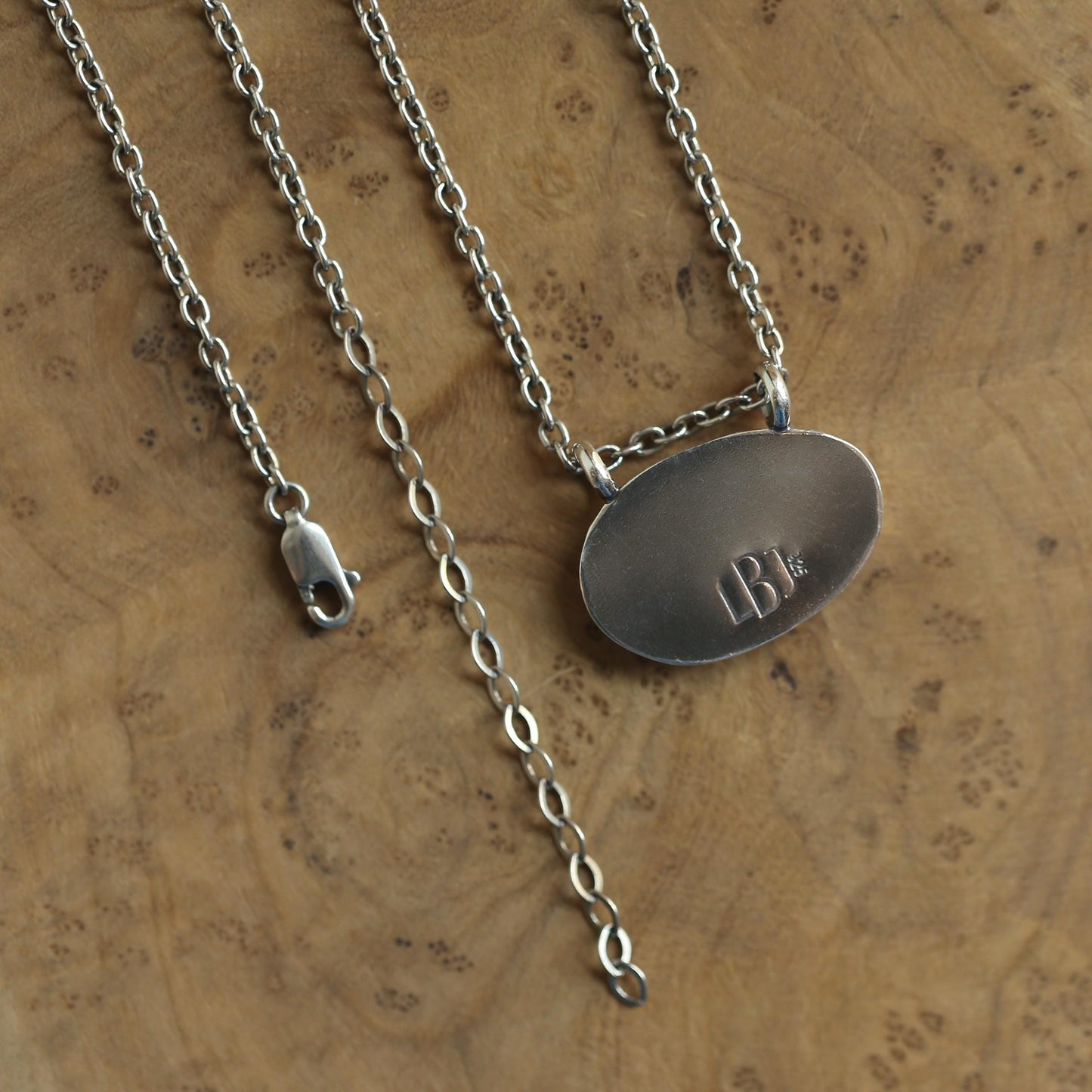White Buffalo Pendant - Sterling Silver - White Buffalo Necklace