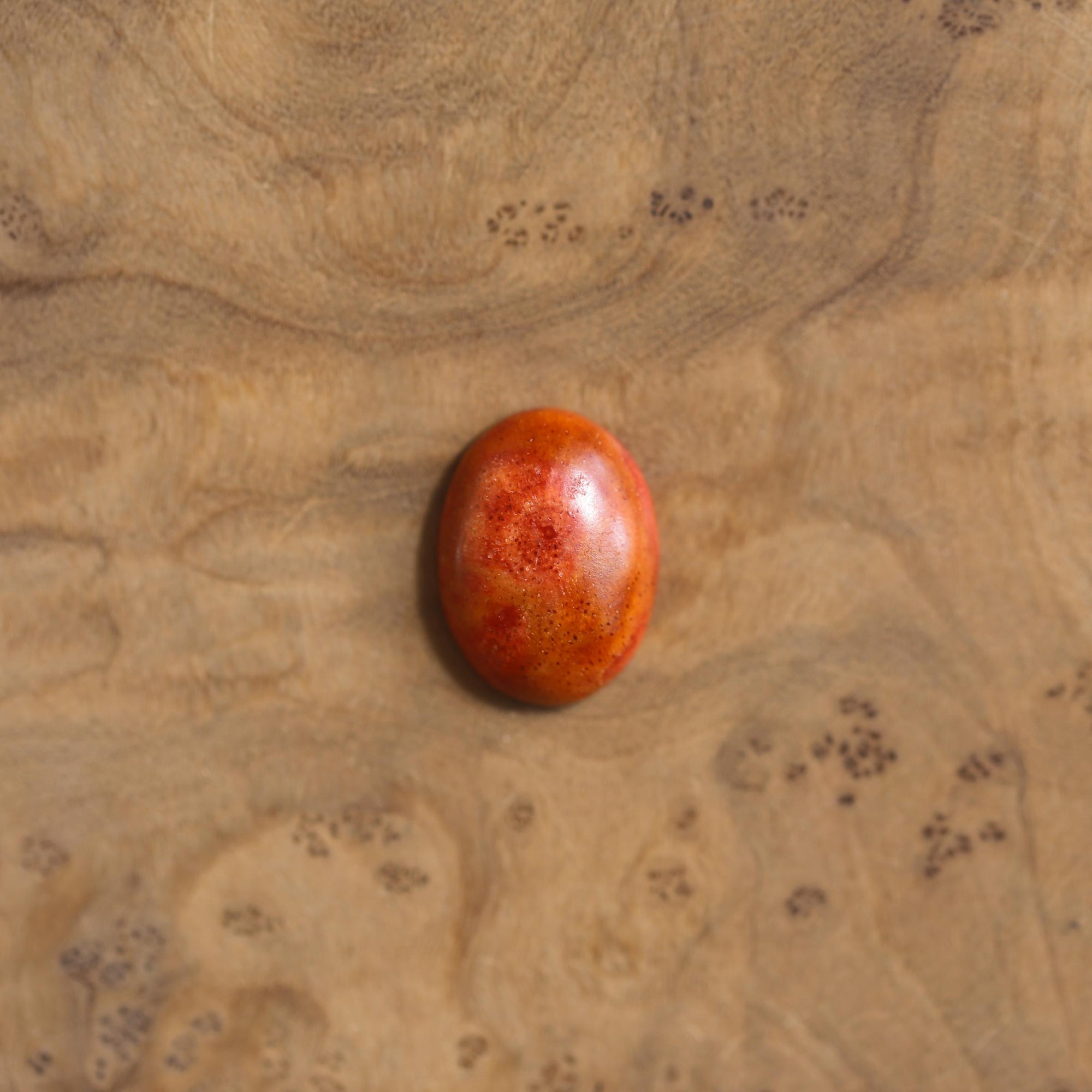 Red Sponge Coral Boho Ring - Silversmith Ring - Boho Red Coral Ring