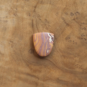 Sonora Jasper Shield Bracelet - Sterling Silver Bangle, OOAK