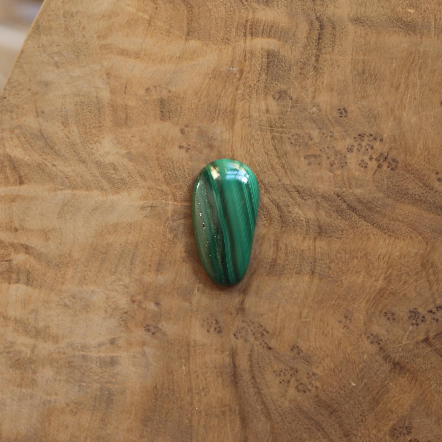 Boho Malachite Pendant - Sterling Silver - Choose Your Stone