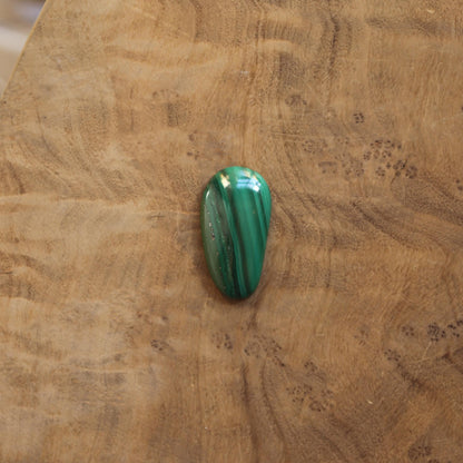 Boho Malachite Pendant - Sterling Silver - Choose Your Stone