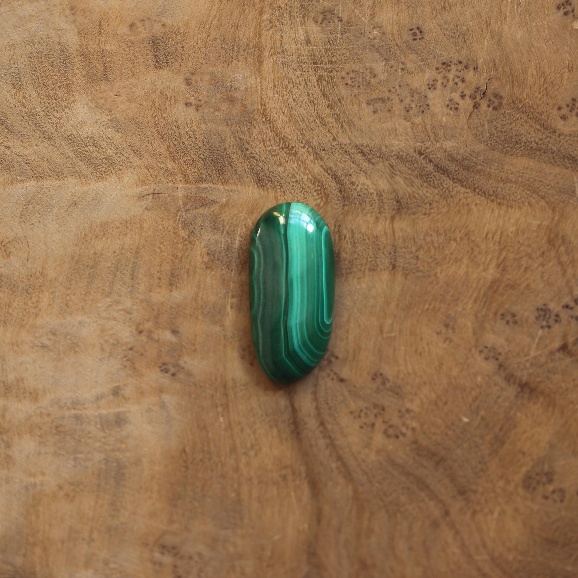 Malachite Pendant - Boho Malachite Necklace - Sterling Silver