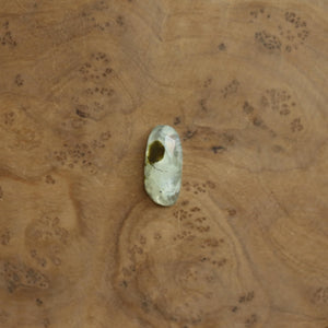 Prehnite Chunky Boho Ring - Faceted GreenPrehnite Ring - Silversmith Ring