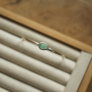 Jade Cuff Bracelet - Burma Jade Bracelet - Jade Silver Bangle