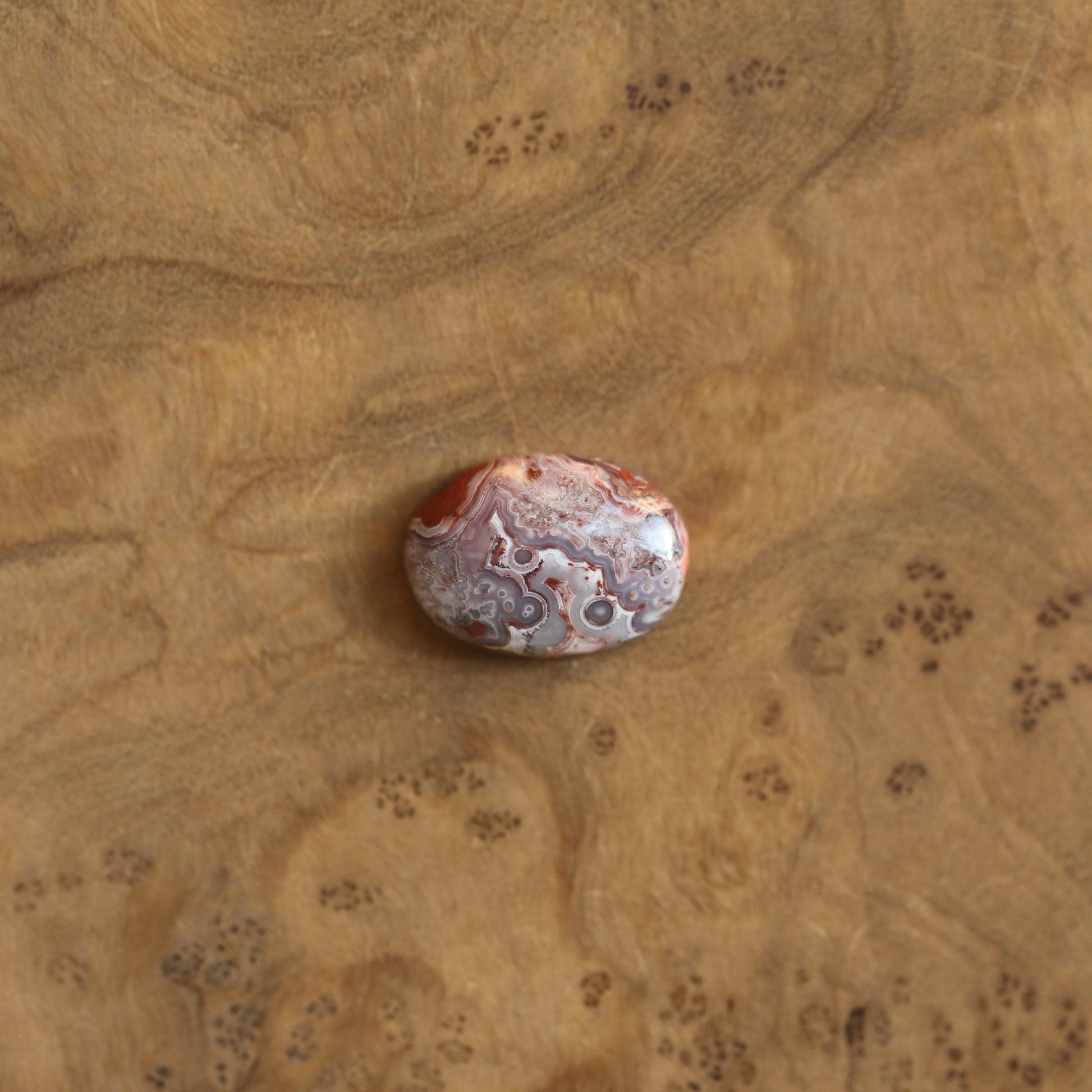 Custom Crazy Lace Agate Pendant – Rose Cut Sterling Silver Necklace - Choose Your Stone