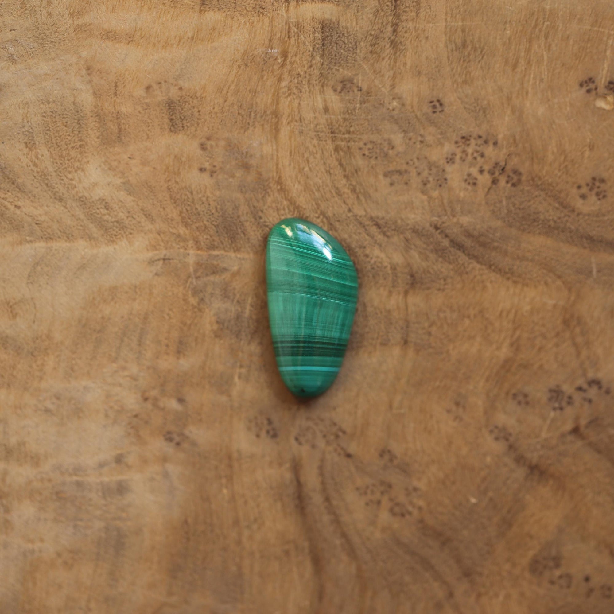 Malachite Pendant - Boho Malachite Necklace - Sterling Silver