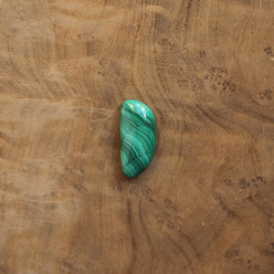 Malachite Pendant - Boho Malachite Necklace - Sterling Silver