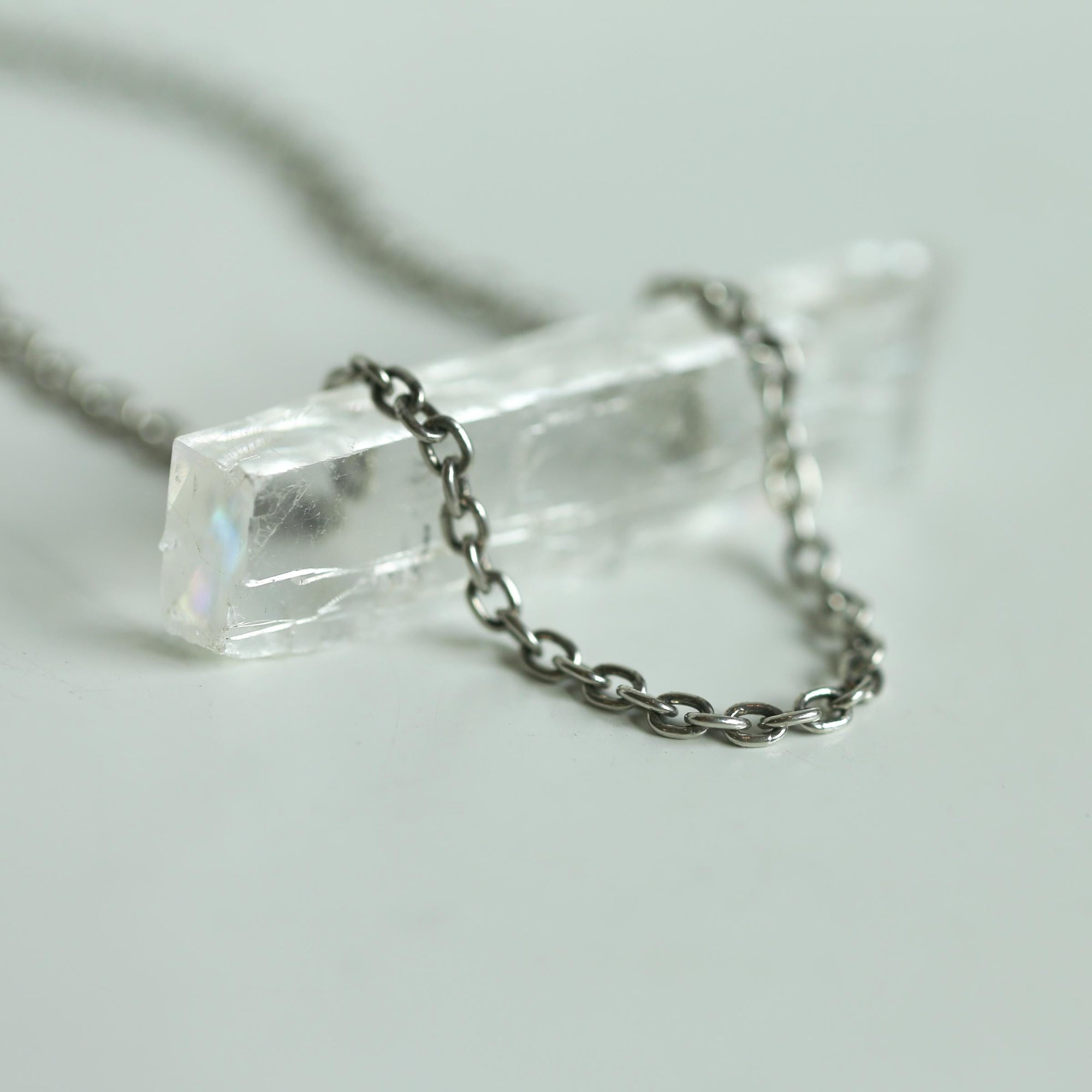 Egyptian Turquoise Bar Pendant - .925 Sterling Silver - Modern Turquoise Necklace