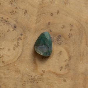 Green Moss Agate Boho Ring - Choose Your Stone - Sterling Silver