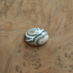 Custom Ocean Jasper East West Oval Ring - .925 Sterling Silver - Unisex - Men's Ring