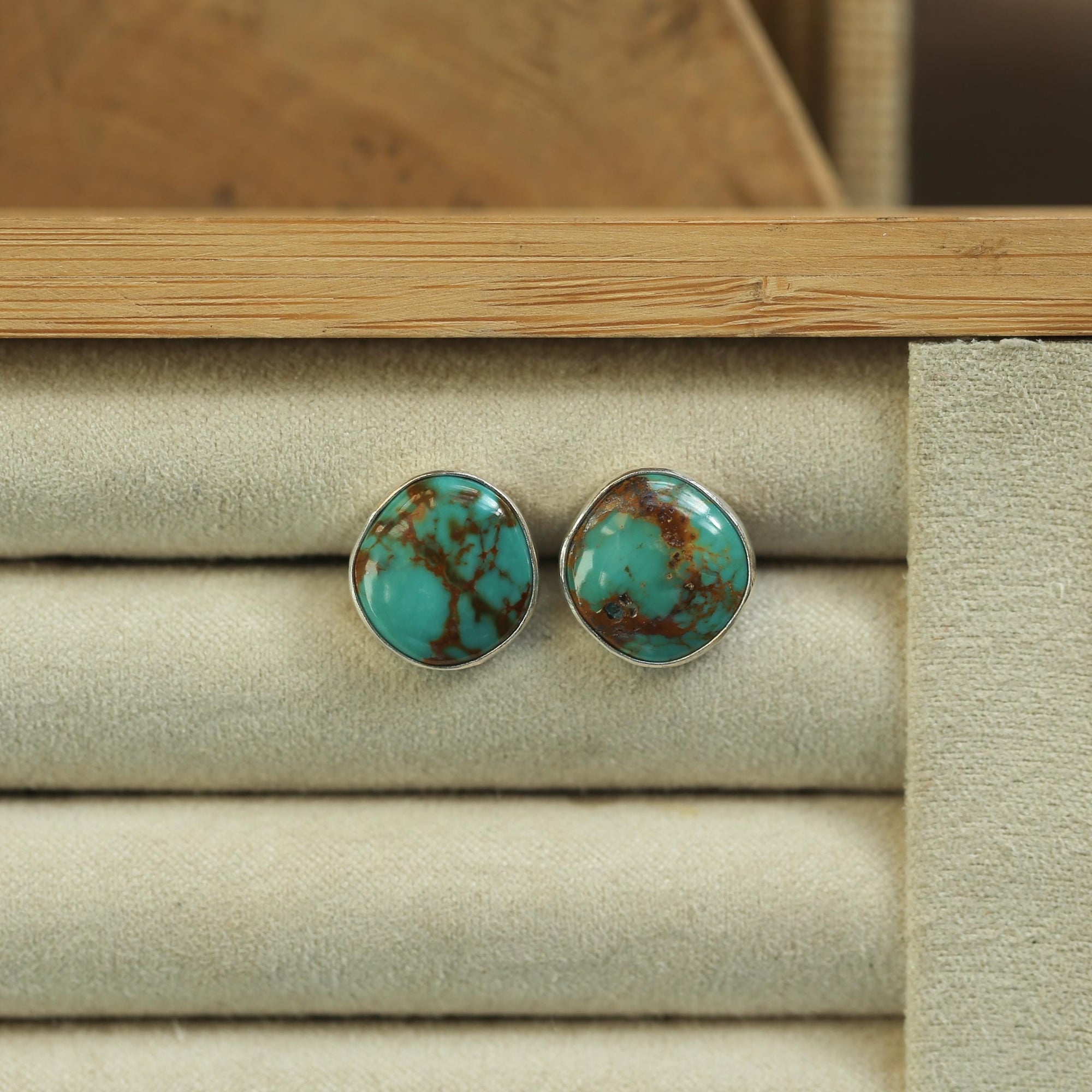 Turquoise Posts - American Turquoise Earrings - Choose Your Pair - Ready to Ship