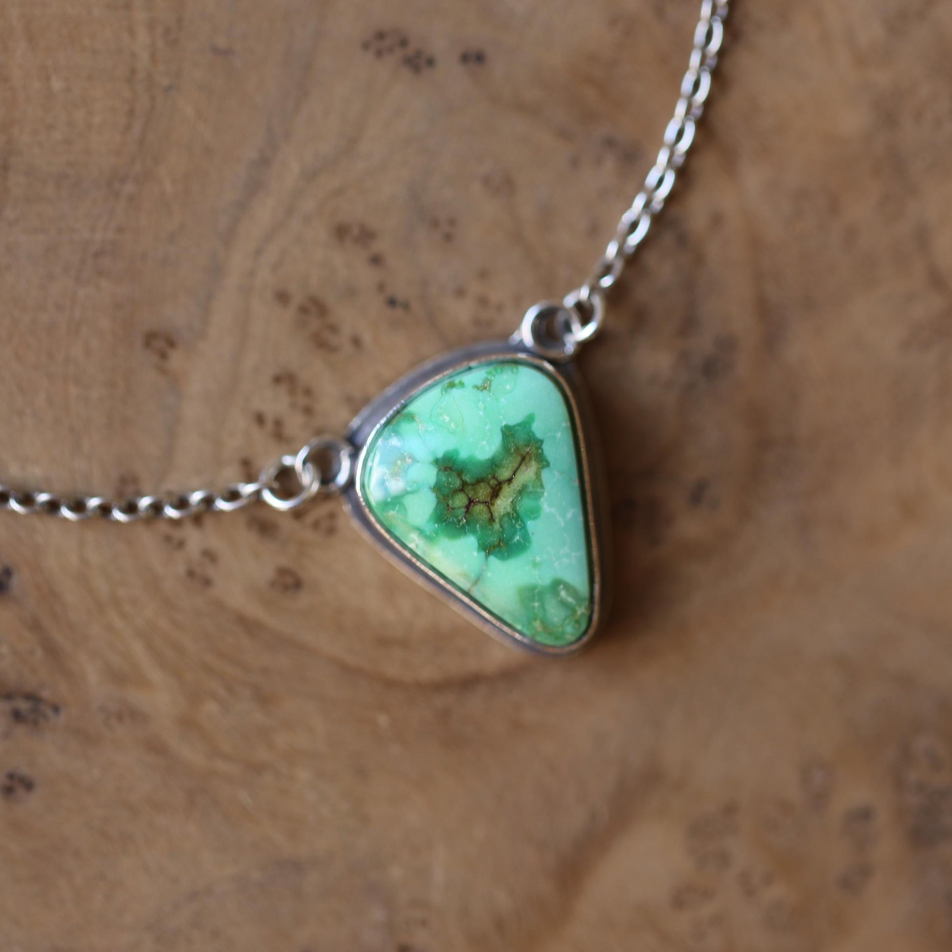 Sonoran Gold Necklace - Chunky Sterling Silver Chain Included - Unisex