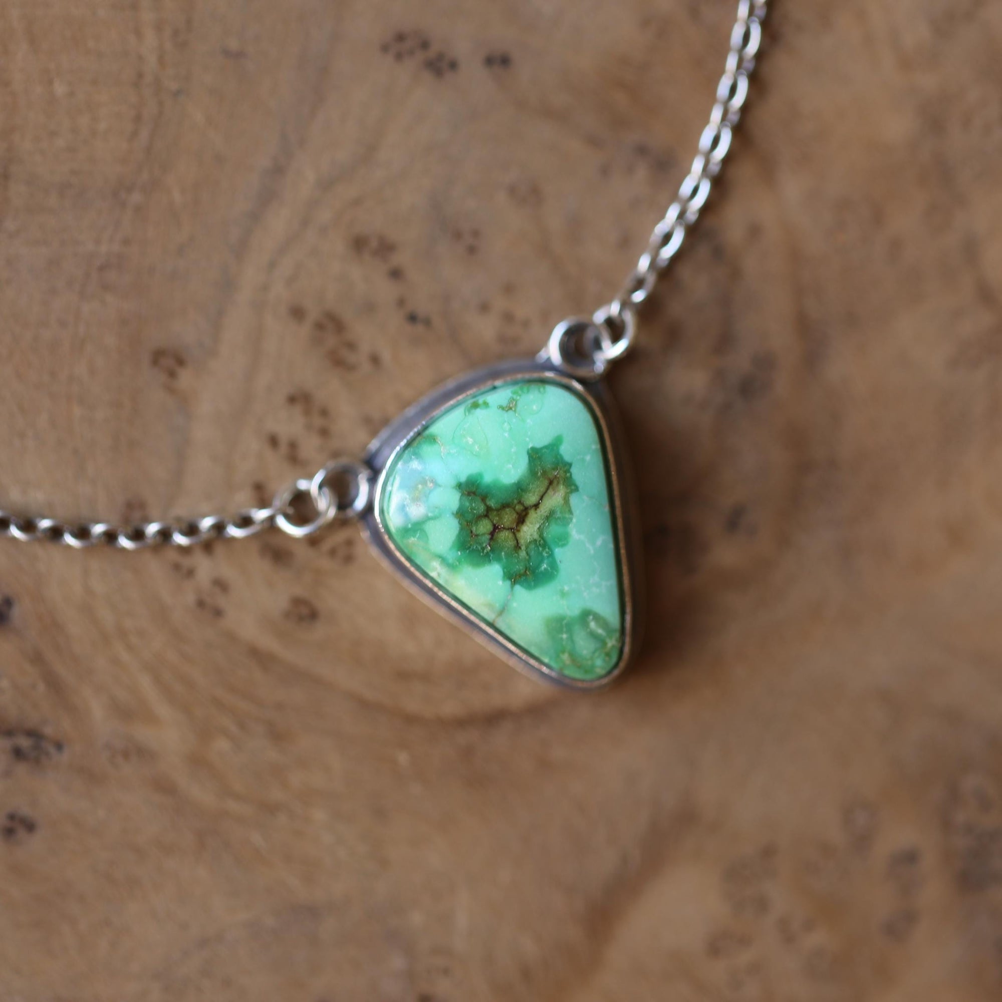 Sonoran Gold Necklace - Chunky Sterling Silver Chain Included - Unisex