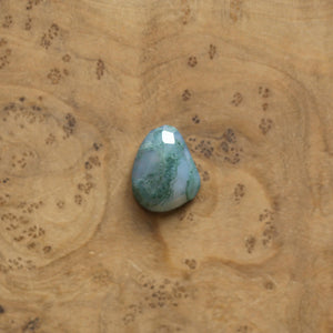 Green Moss Agate Boho Ring - Choose Your Stone - Sterling Silver