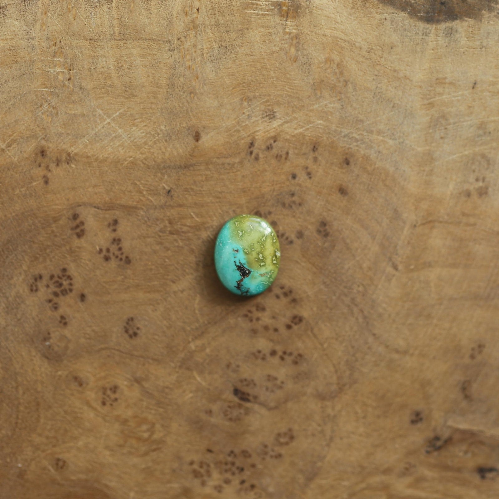 Turquoise Delica Ring - Natural Turquoise Ring - OOAK Sterling Silver Ring