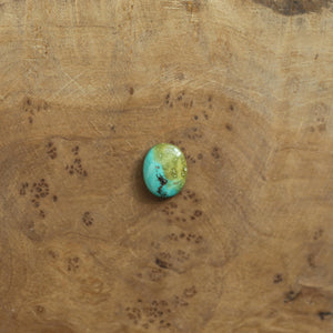 Turquoise Delica Ring - Natural Turquoise Ring - OOAK Sterling Silver Ring