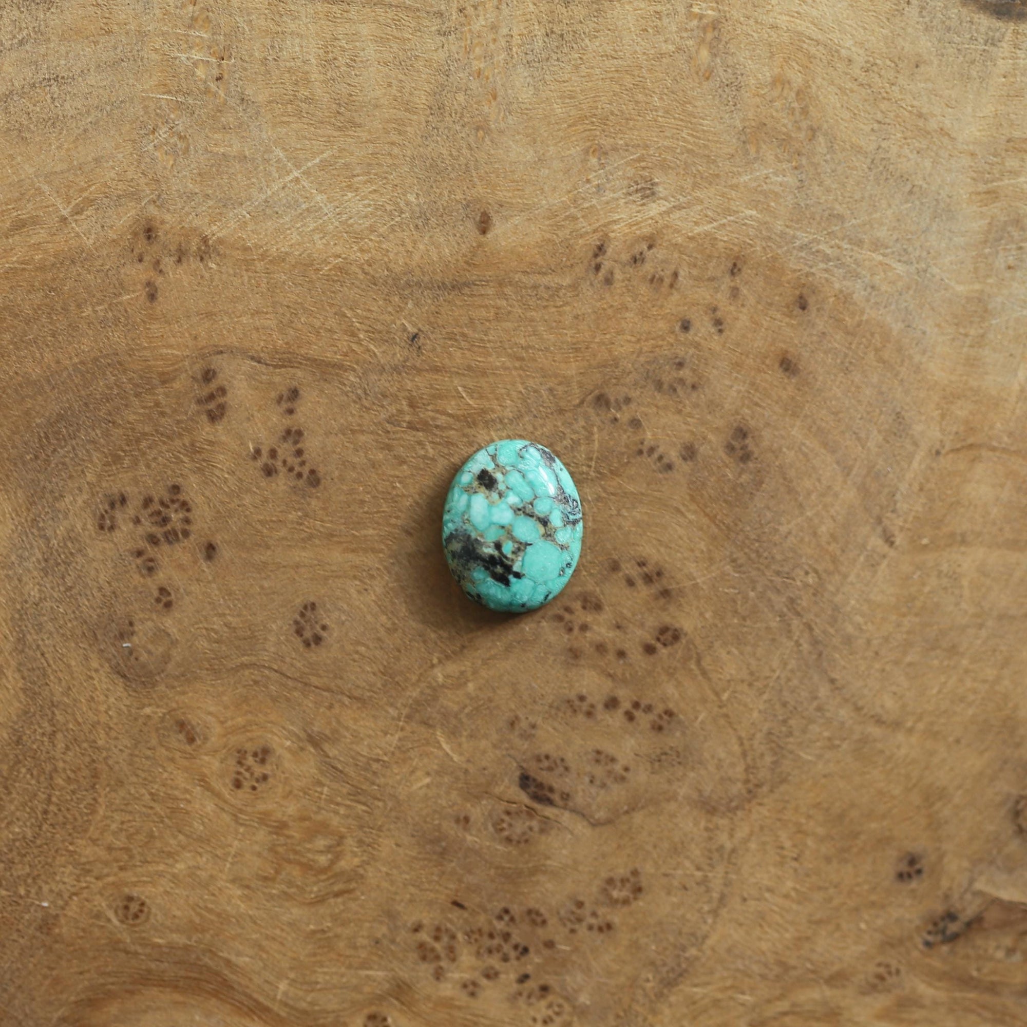 Turquoise Delica Ring - Natural Turquoise Ring - OOAK Sterling Silver Ring