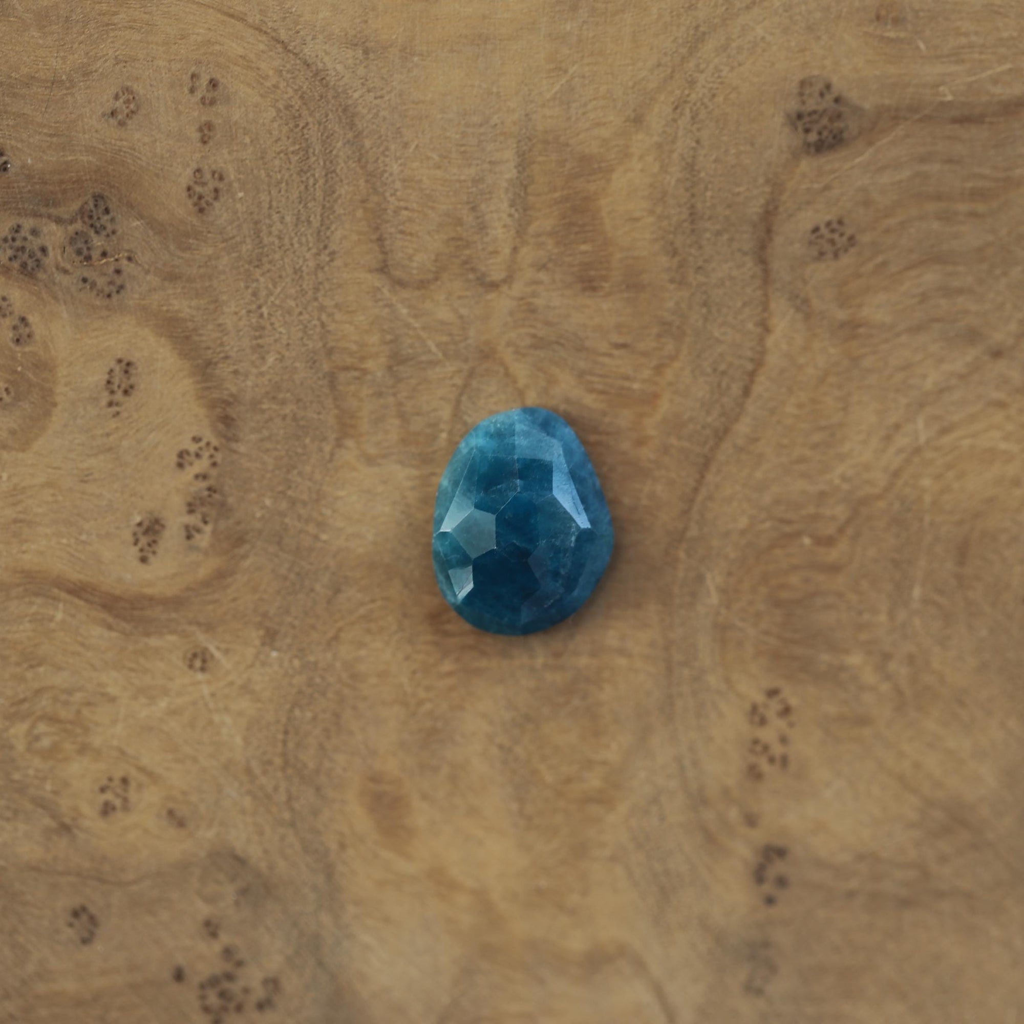 Chunky Apatite Boho Ring - .925 Sterling Silver - Apatite Silversmith Ring