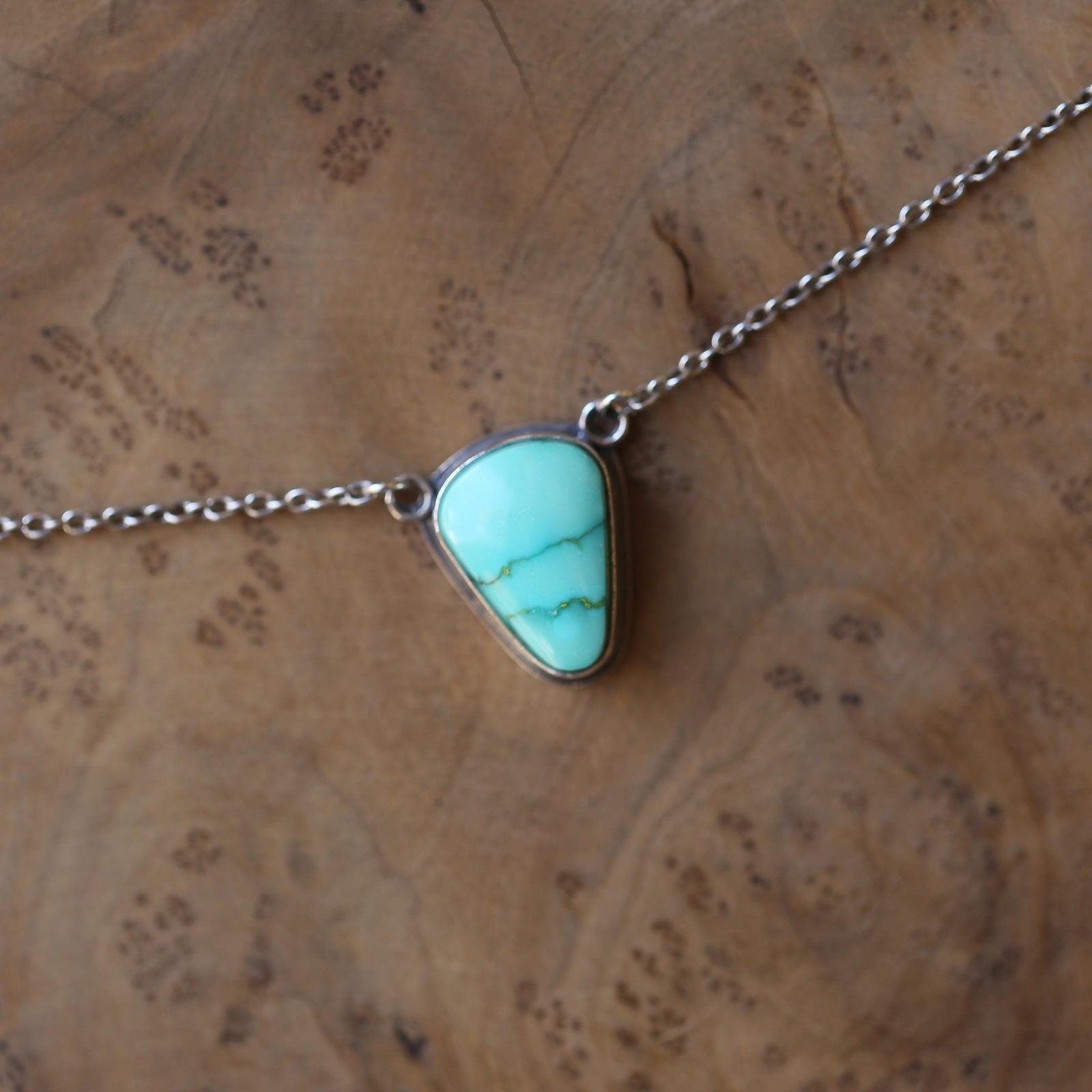 Sonoran Gold Necklace - Chunky Sterling Silver Chain Included - Unisex