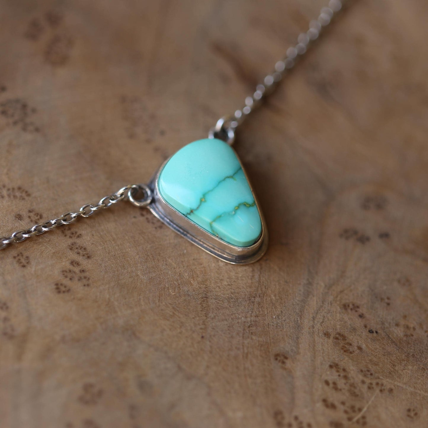 Sonoran Gold Necklace - Chunky Sterling Silver Chain Included - Unisex