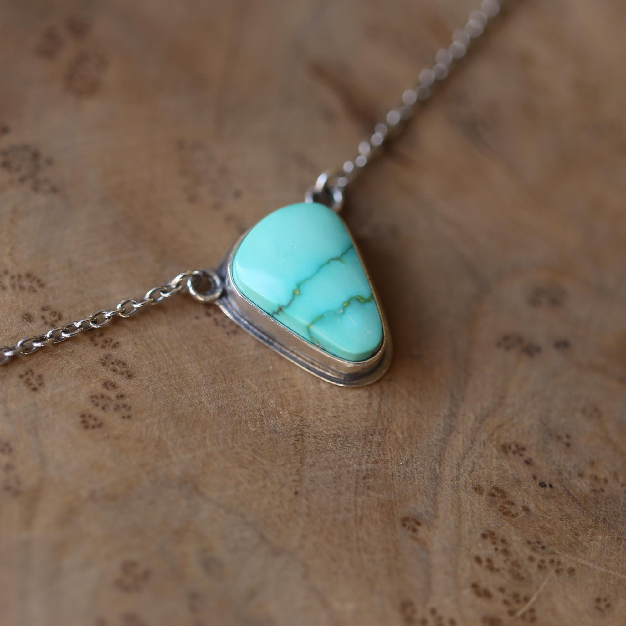 Sonoran Gold Necklace - Chunky Sterling Silver Chain Included - Unisex