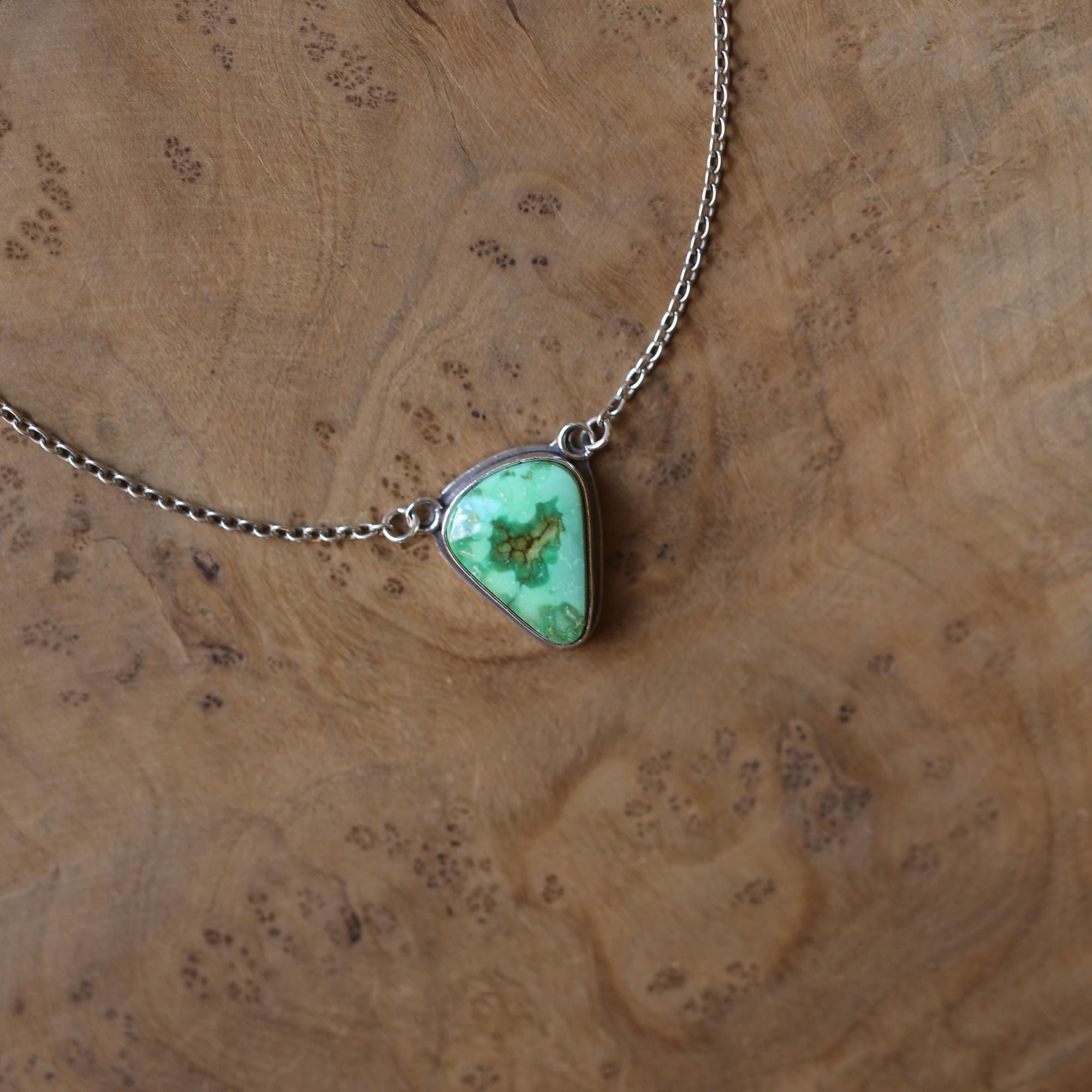 Sonoran Gold Necklace - Chunky Sterling Silver Chain Included - Unisex