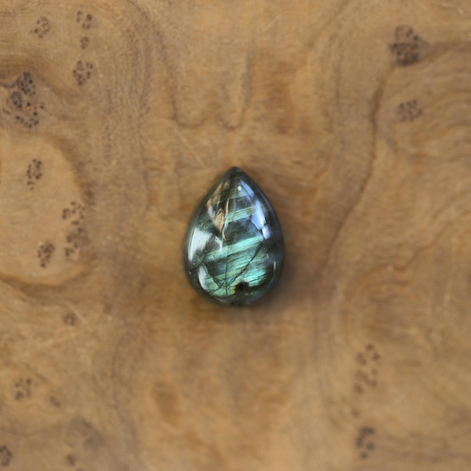 Big Labradorite Ring - .925 Sterling Silver - Choose your Own - Flashy Labradorite Pear