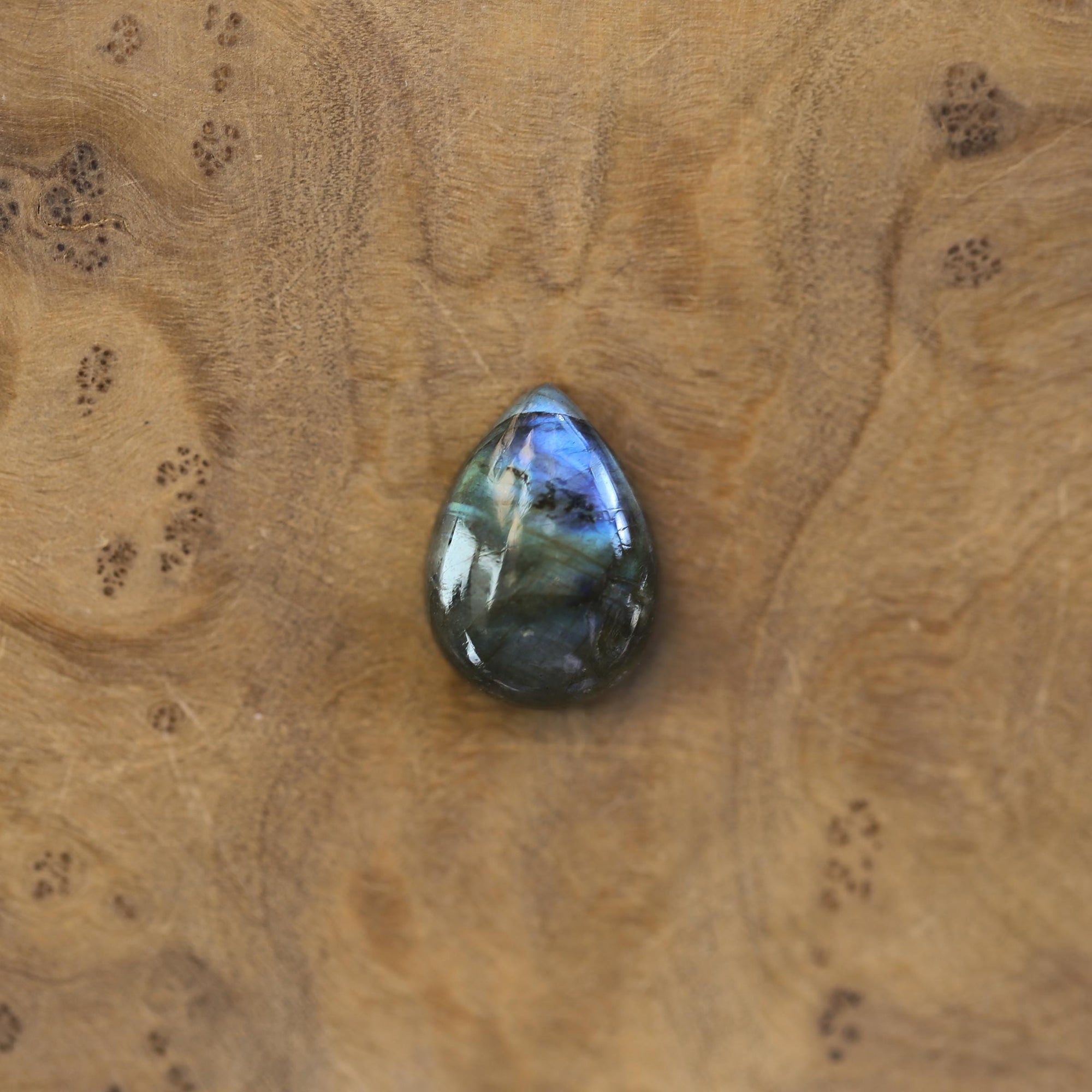 Big Labradorite Ring - .925 Sterling Silver - Choose your Own - Flashy Labradorite Pear