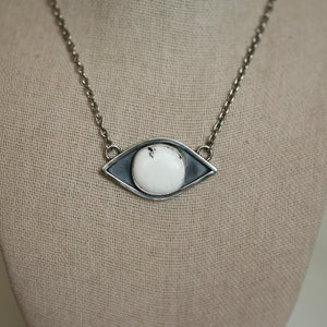 White Buffalo Pendant - Sterling Silver - White Buffalo Necklace