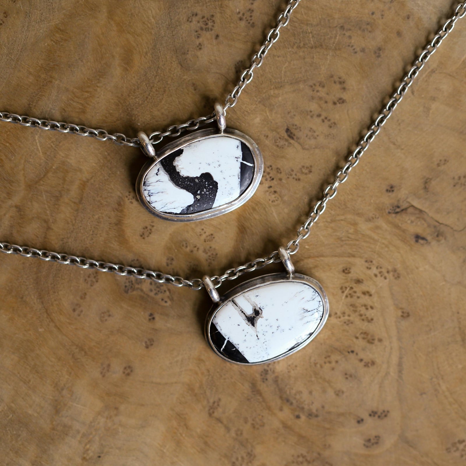 White Buffalo Pendant - Sterling Silver - White Buffalo Necklace